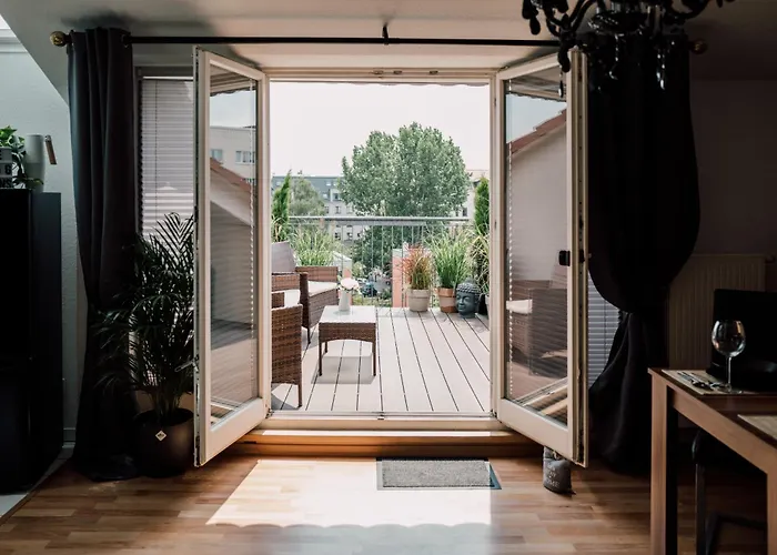 Rooftop Buddha Lounge - Im Dachgeschoss In Mit Waschmaschine Und Netflix Lejlighed Leipzig